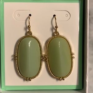 Jade earrings